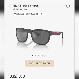 Prada Linea Rossa Mens/Unisex Polarized Sunglasses